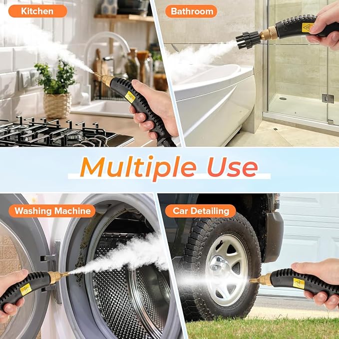 Handheld Steam Cleaner, 2500W Steam Cleaner, High Pressure Steamer - Image 4