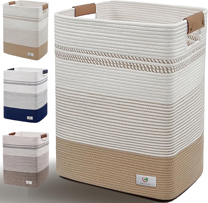 Laundry Hamper Large Laundry Basket by AINUOQI