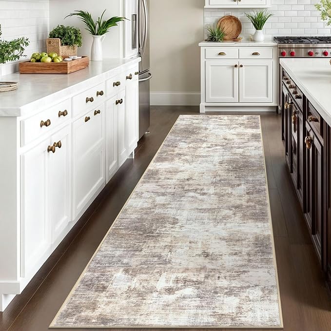 IOHOUZE Abstract Runner Rug 3x10 Ft Washable Runners - Image 2