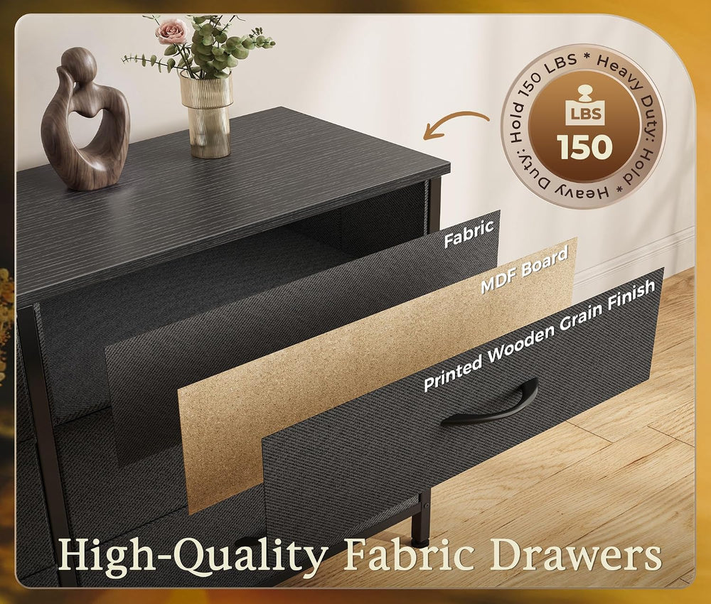 Huuger 94.5 Inch Extra Long Dresser for Bedroom, Large Dresser for Closet