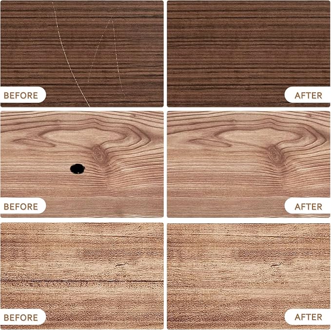 Wood Furniture Repair Kit- 8 Colors Wood Fillers and Touch Up Markers, New - Image 4