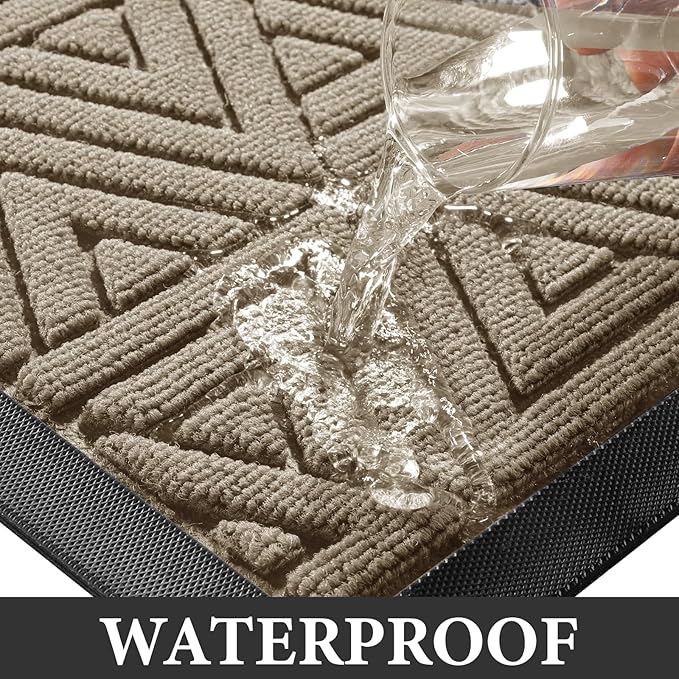 Yimobra Outdoor Mats for Front Door 29.5x17, All-Weather Waterproof Non-Slip - Image 7