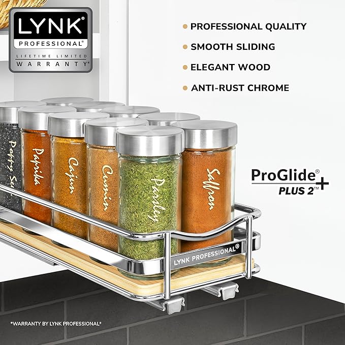 LYNK PROFESSIONAL® Élite™ Pull Out Spice Rack Organizer - Image 2