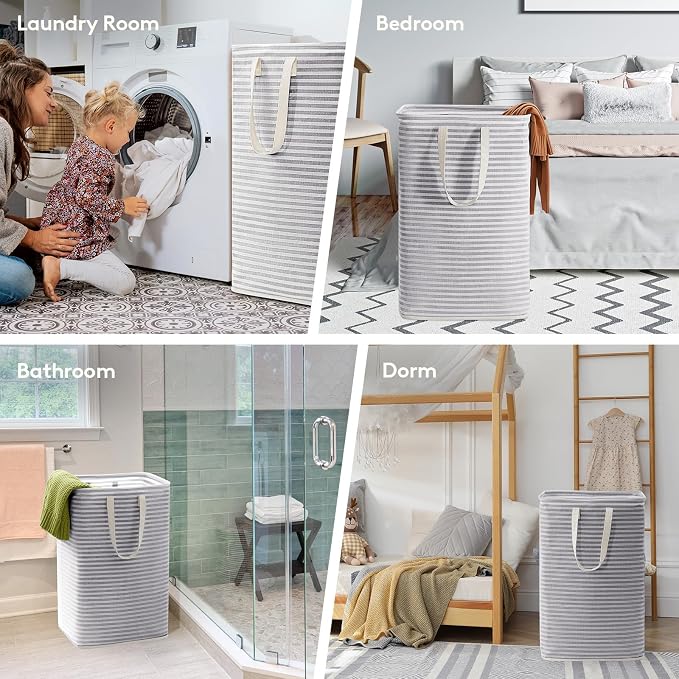 Lifewit Laundry Hamper Large Collapsible Laundry Basket, Freestanding - Image 6