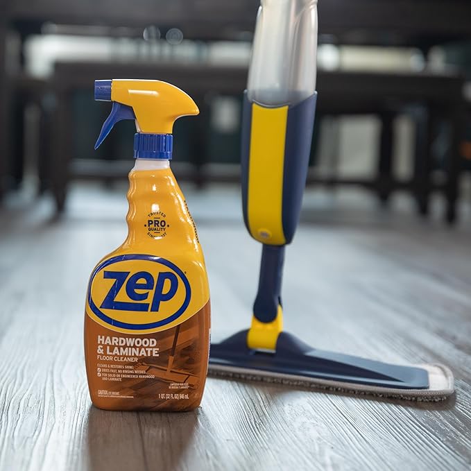 Zep Hardwood and Laminate Floor Cleaner - 32 Oz - ZUHLF324 - Cleans Spots - Image 7