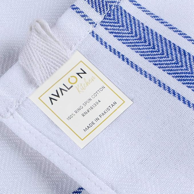 Dish Towels Set Size 15x25 Inch, 100% Cotton Soft & Absorbent Linen Kitchen - Image 7