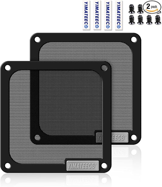 140mm PC Dust Filter for Computer Cooler Fan/PSU/Routers PVC 50 Mesh, Magnetic by YIMATEECO