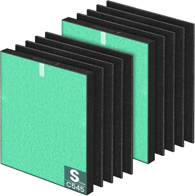 2 Pack C545 HEPA Pollen Replacement Filter S Compatible - Image 9