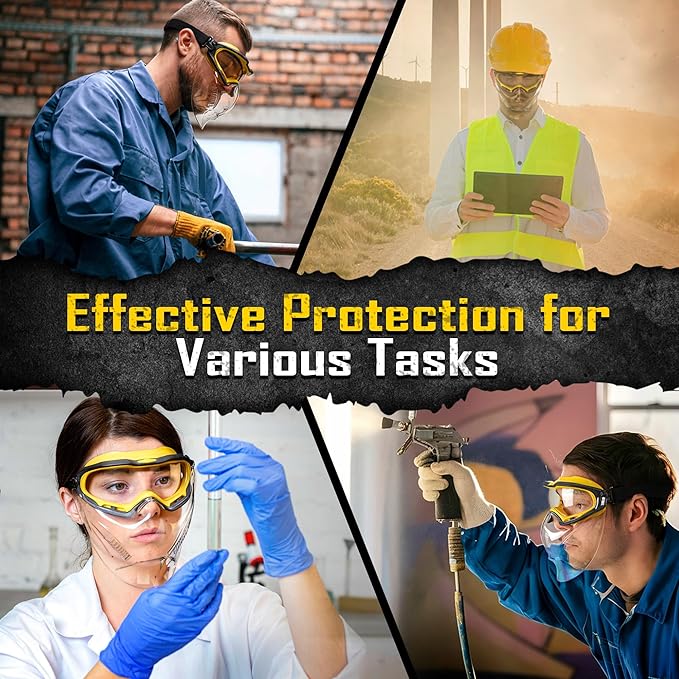 COOLJOB Safety Goggles Over Glasses - Image 4