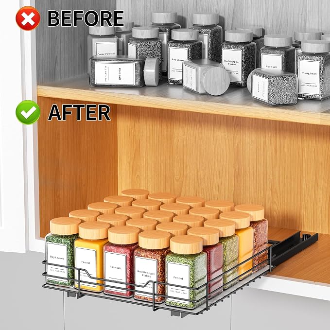 RCHYFEED Pull Out Spice Rack Organizer - Image 2