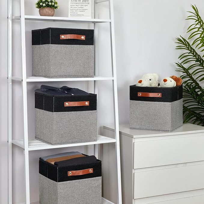 Temary 11 x 11 Cube Storage Bins Fabric Storage Cubes - Image 6