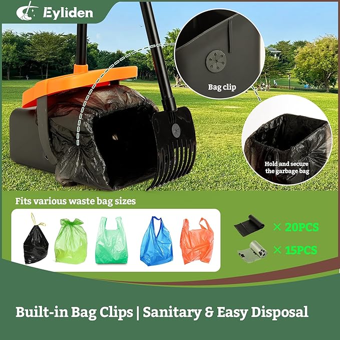 Eyliden Pooper Scooper Broom Set, Include - Image 4