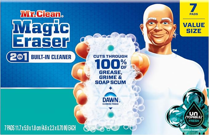 Mr. Clean Magic Eraser Foaming Sponge, All Purpose Cleaner, Dawn Cleaning Power - Image 11