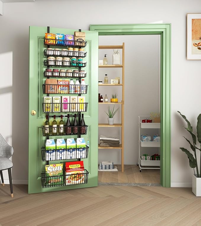 9-Tier Over The Door Pantry Organizer, Pantry Storage and Organization