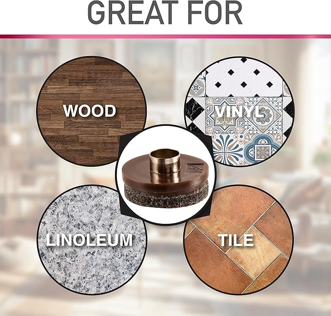 Nail-on, Heavy Duty Felt Pads for Wood Furniture and Hard Surfaces Value Pack - Image 3