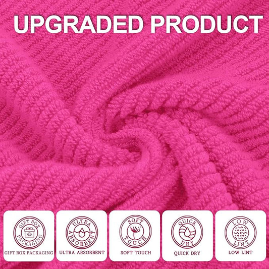 Hot Pink Towels - Image 2