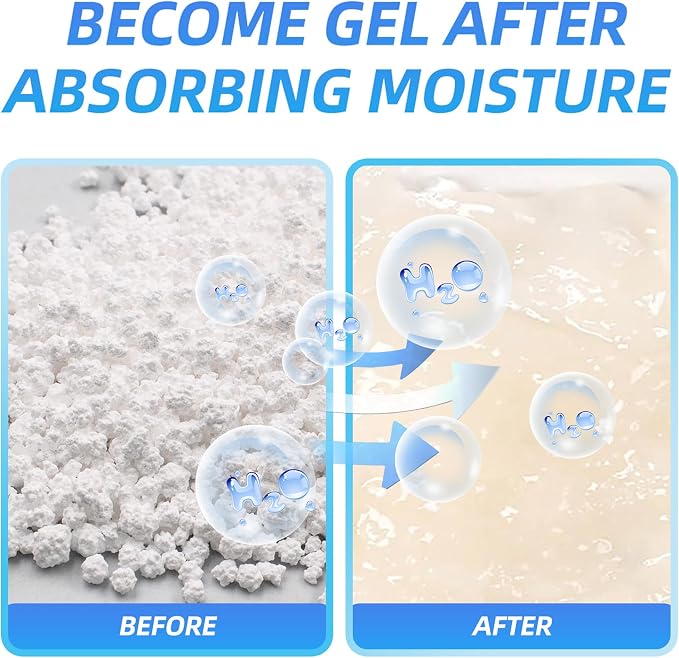100 Gram 10 Packs Moisture Absorbers, Dehumidifier Bags - Image 8
