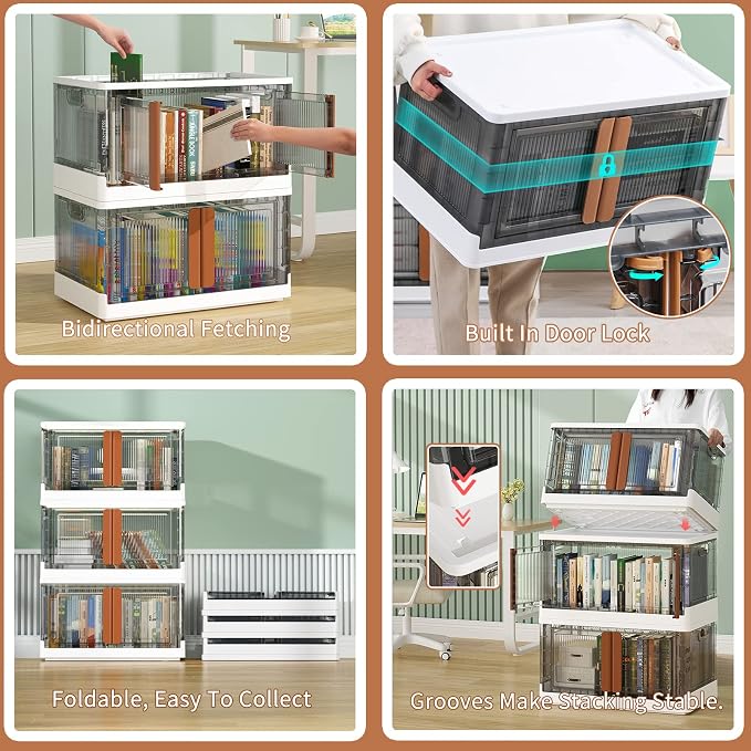 HAIXIN Storage Bins with Lids - Image 5