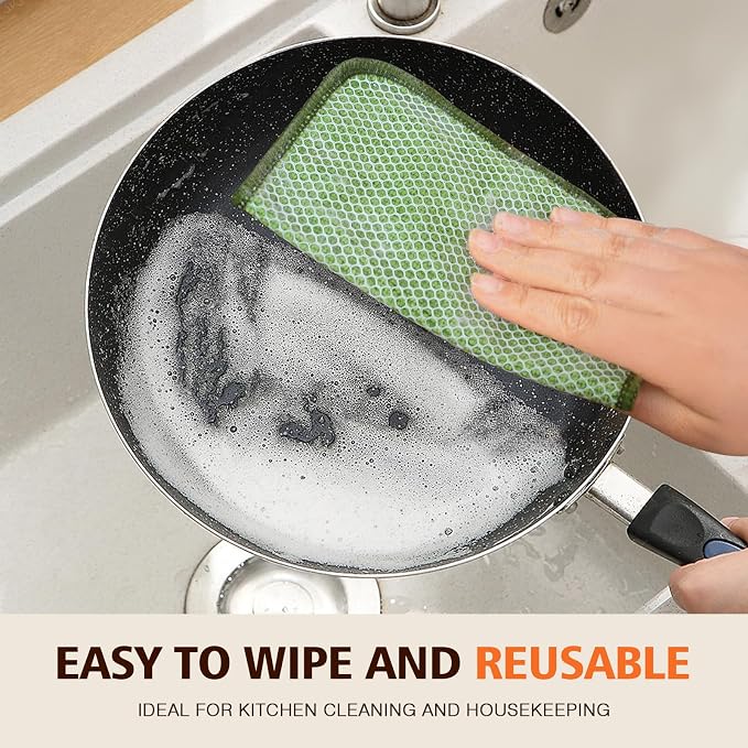 KinHwa Kitchen Washcloths for Dishes Absorbent Microfiber Dish Cloths Quick Dry - Image 5