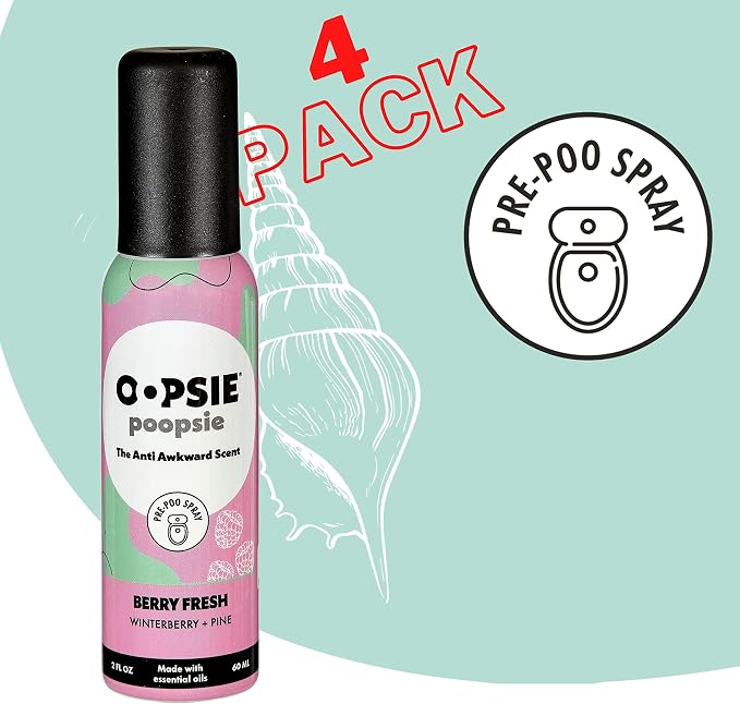 OOPSIE POOPSIE - Berry Fresh Before & After You Go Toilet Spray 2oz - Portable - Image 3