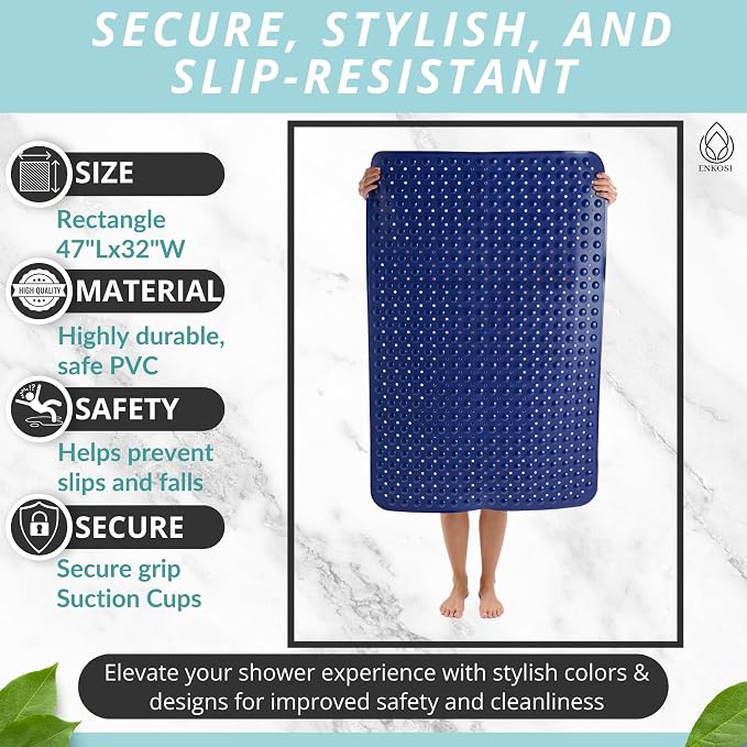 ENKOSI Extra Large Shower Mat Non Slip - Image 3