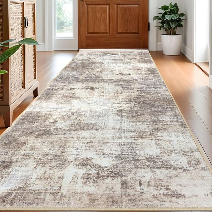IOHOUZE Abstract Runner Rug 3x8 Ft Washable Runners by iOhouze