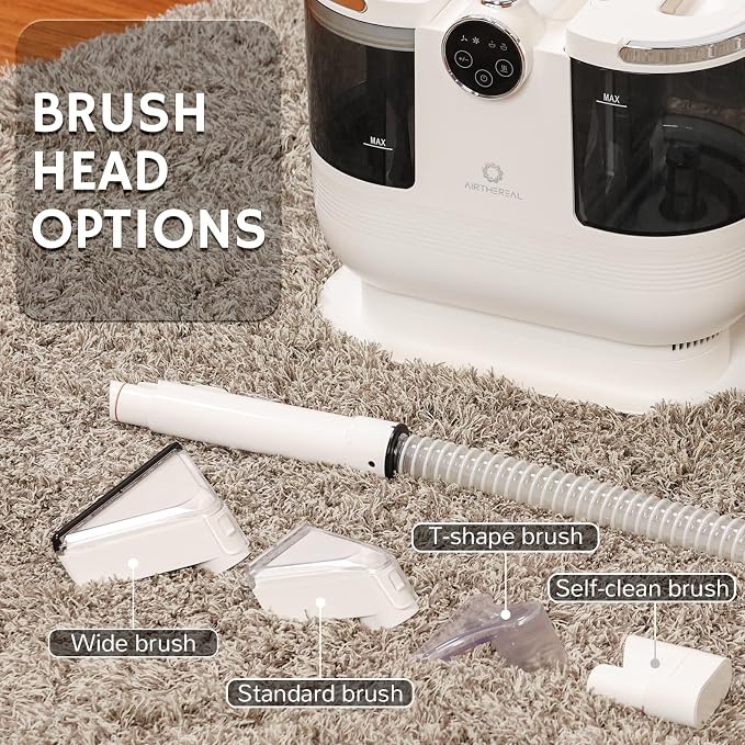 Airthereal Portable Upholstery Spot Cleaner, Instant Heating Carpet Cleaner - Image 4