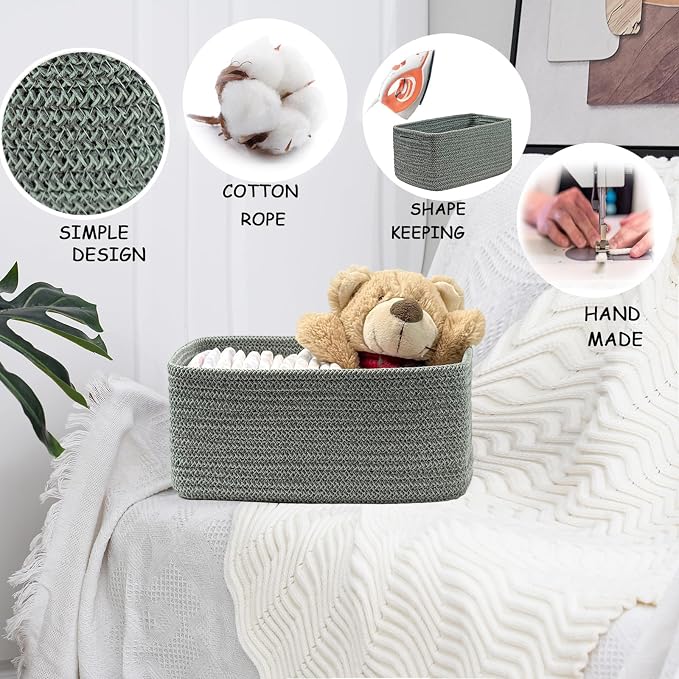 COMFY-HOMI 11.5"x7.5"x4.7" Storage Baskets - Image 8