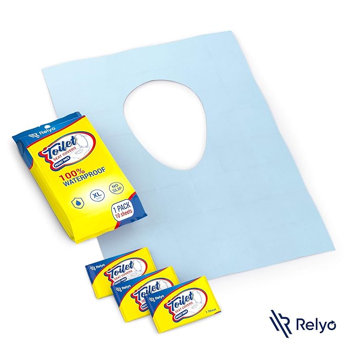 20 Pack XL Disposable Toilet Seat Covers – Waterproof Toilet Cover Sheets - Image 7