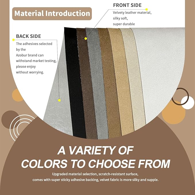 Velvet Repair Patch, Self-Adhesive Flannel Fabric Patch, Microfiber Patch，Can - Image 4