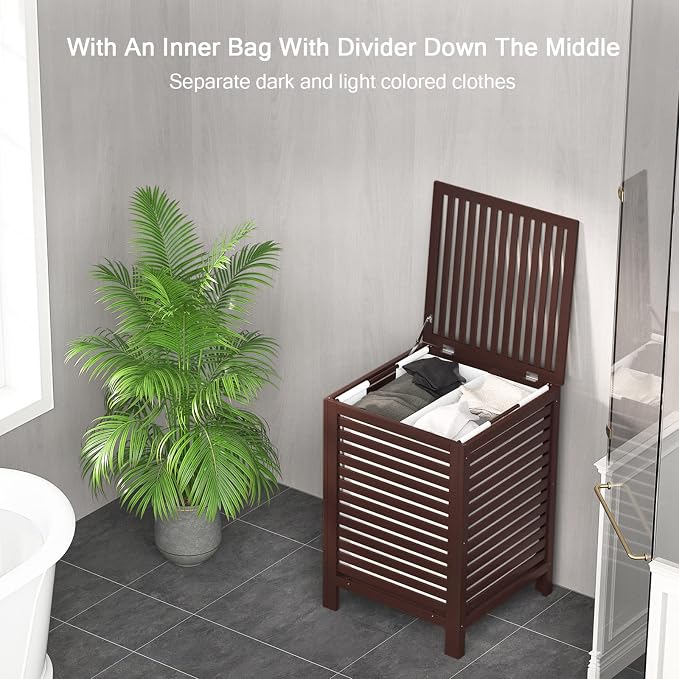Homykic Bamboo Laundry Hamper - Image 4