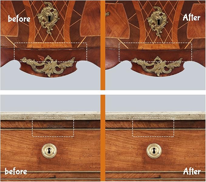 REALINN Wood Furniture Repair Kit 8 Dark Colors- Wood Fillers and Touch Up - Image 6