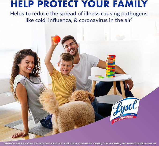 Lysol Air Sanitizer Spray with Odor Eliminator - Image 7