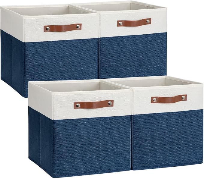 DULLEMELO 12 inch Cube Storage Bins, Gift Baskets Empty by DULLEMELO