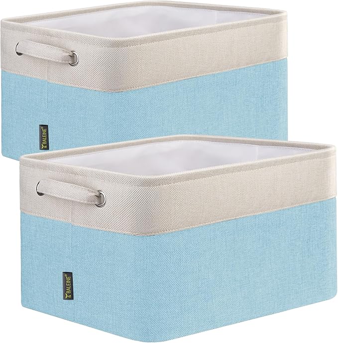 BALEINE 2 Pack Fabric Storage Bins by BALEINE