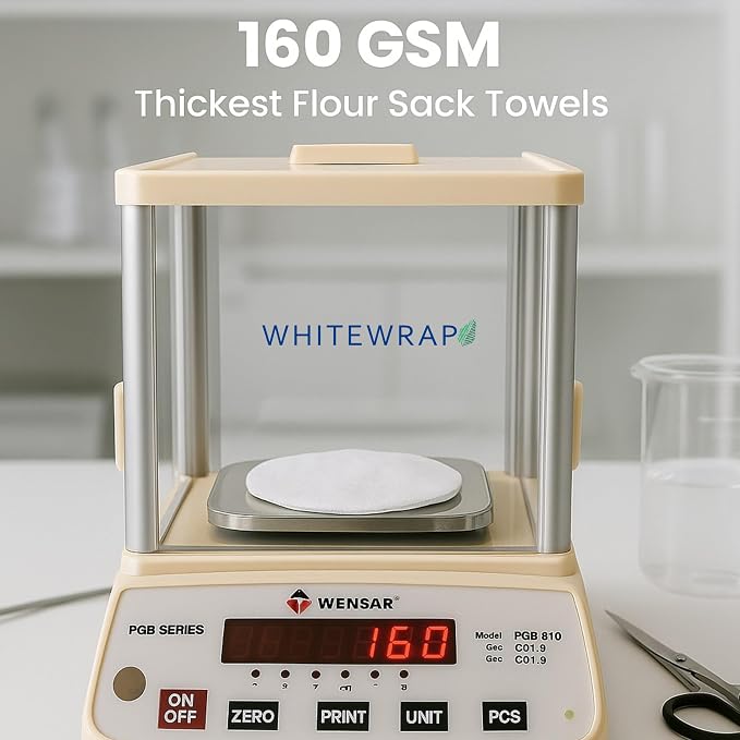 WHITEWRAP Flour Sack Towels| Tea Towel - Image 4