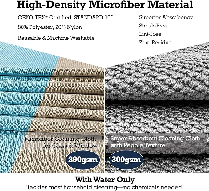 2-Step Glass Cleaning Cloth 3-Pack - Image 5