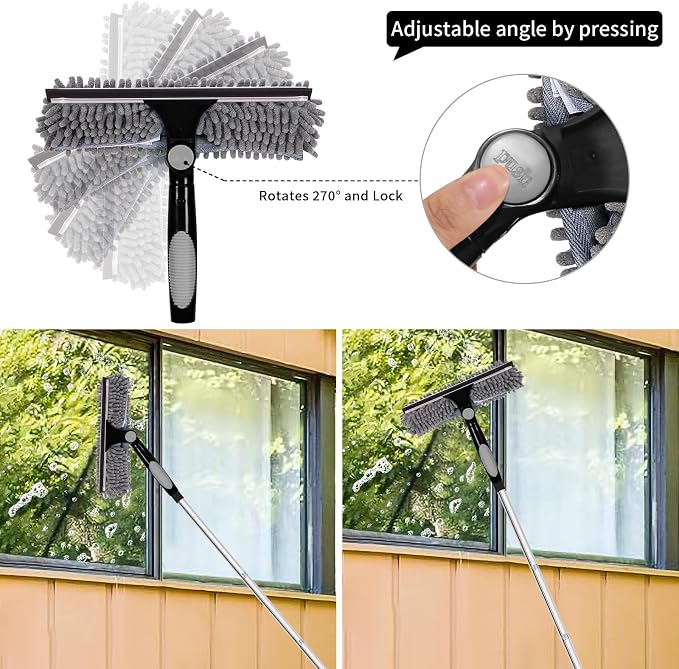 Professional 72'' Window Squeegee Cleaning Washing Tool/Kit - Image 3