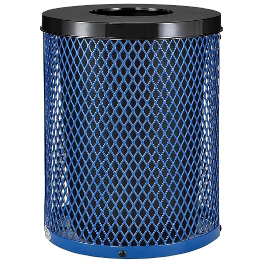 Global Industrial Outdoor Diamond Steel Trash Can by GlobalIndustrial