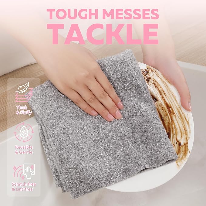 Fantasticlean XL Tear-Away Microfiber Cleaning Cloth Roll, Thick & Large - Image 3