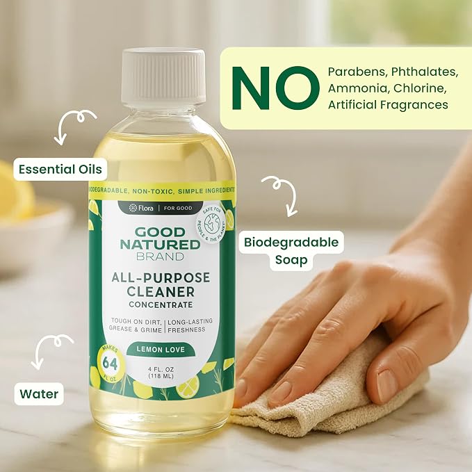 Good Natured Brand All-Purpose Cleaner Concentrate | Multi-Surface Cleaner | - Image 3