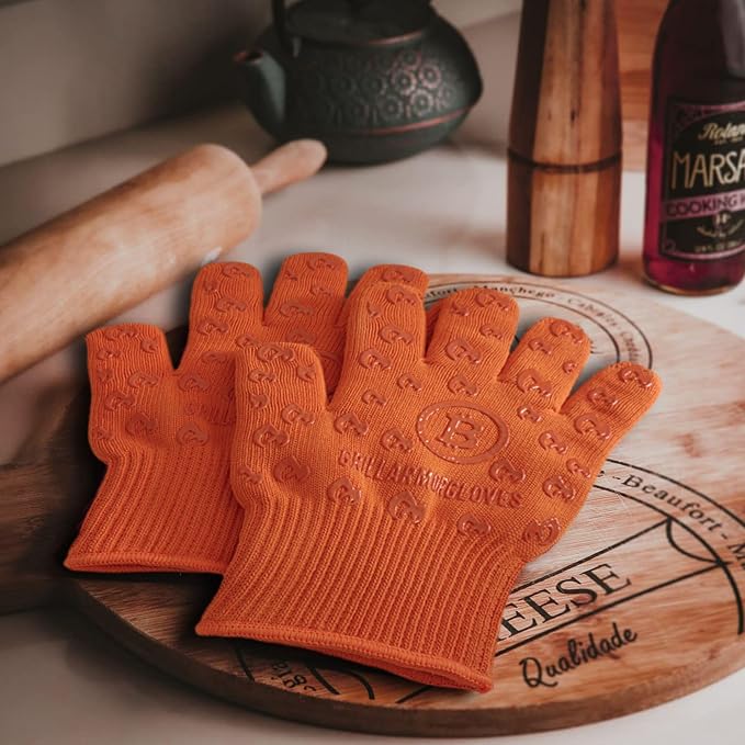 Grill Armor Oven Gloves 932°F Extreme Heat & Cut Resistant Oven Mitts - Image 8