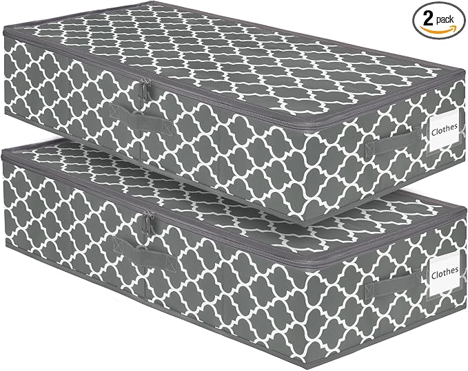 punemi Under Bed Storage, Thick Fabric Storage Containers Drawers by Punemi