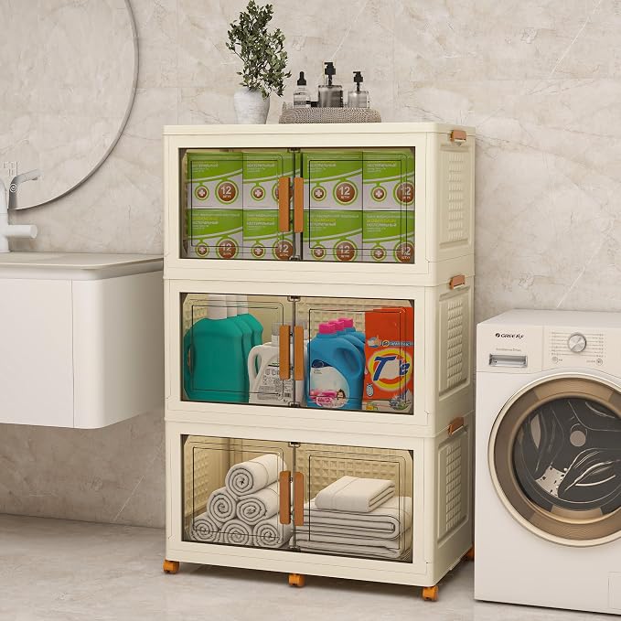 Plastic Stackable Storage Bins - Image 6