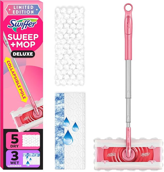 Swiffer Sweep and Mop Deluxe, Limited Edition Pink Wicked: by Swiffer