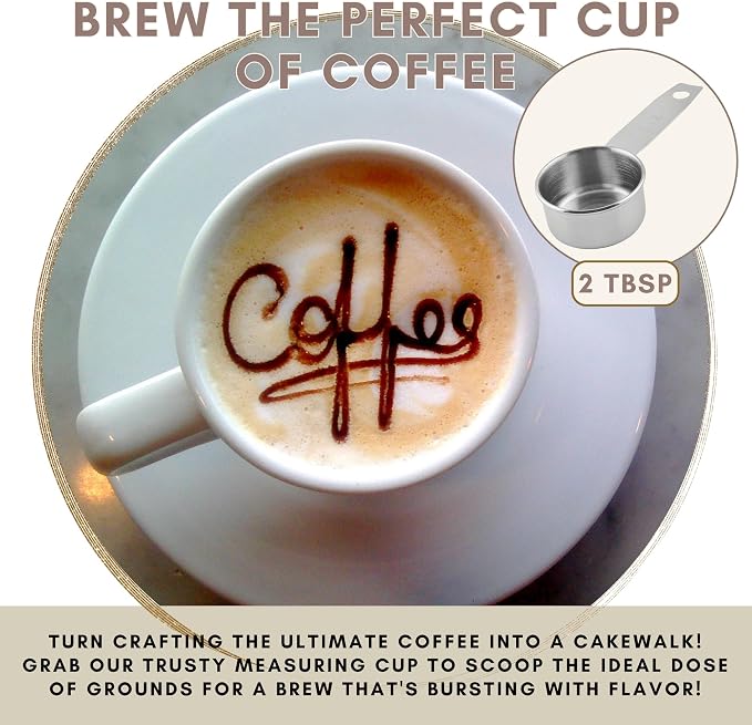 1/8 Cup Stainless Steel Measuring Cup | Sturdy Metal 30 ml | 30 cc | 1 oz | - Image 2