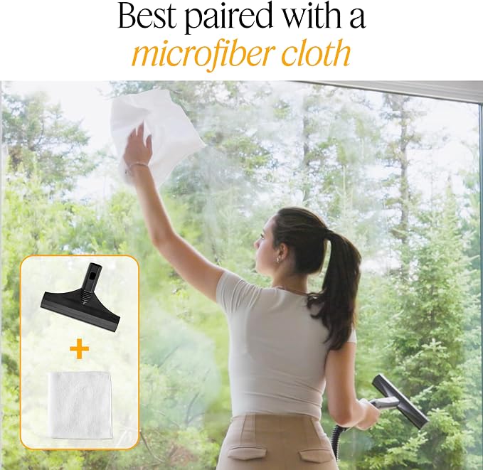 Dupray Neat Window Tool for Steam Cleaner – Streak-Free Cleaning for Glass and - Image 5