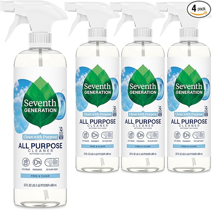Seventh Generation All Purpose Cleaner, Biodegradable Formula, Free & Clear by SeventhGeneration
