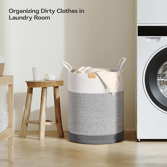 Laundry Hamper 62L, Large Laundry Basket - Image 3