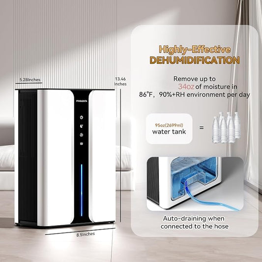 95oz Home Dehumidifier, Quiet dehumidifier - Image 2